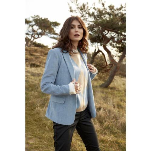 Dames Kleding Soyaconcept Bindi Modischer Damen Cord Blazer In Hellblau Kleding En Accessoires Idb Co Il