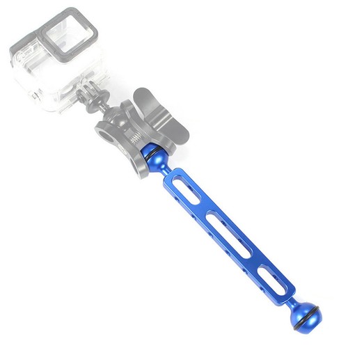 Black 7.87/" Dual Ball Joint Arm for Diving Underwater Photography Camera