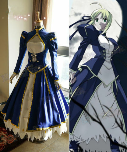 Saber Combat Outfit Costume Fate Stay Night Cosplay