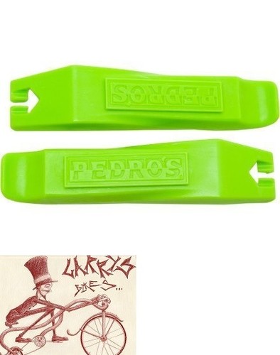 PEDRO/'S ORANGE TIRE LEVERS BICYCLE TOOL--2 PACK