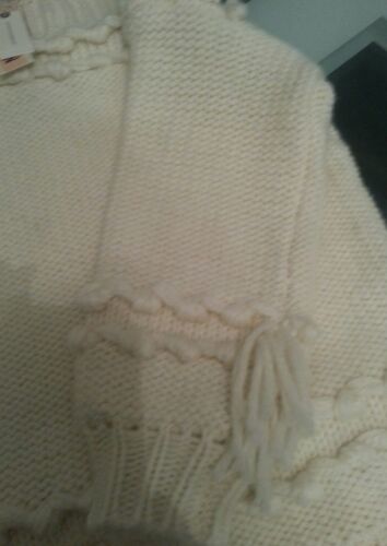 Details about  / NWT Antropologie by PEPIN Saint Malo Sweater Ivory Fringe $198