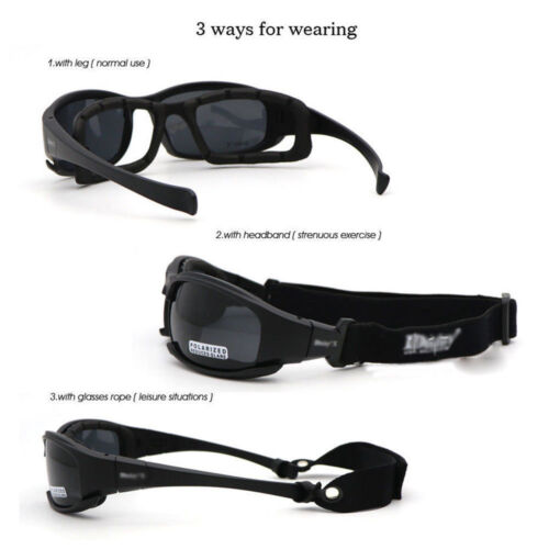 Daisy X7 UVA/UVB Tactical Military Style Glasses  Goggles Motorcycle Sungla G3 