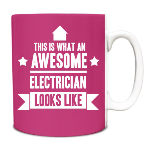 This is what an AWESOME Electrician Looks like Mug Gift idea coffee cup 072 