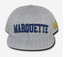 Gray Marquette Golden Eagles USM Flat Bill NCAA Snapback Baseball Ball Hat Cap