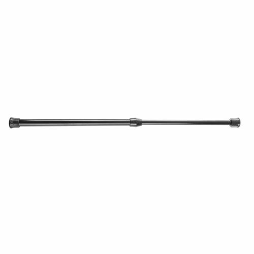 2 Tension Rod Spring Loaded Adjustable Curtain Pole Expandable Rod Short Tube 