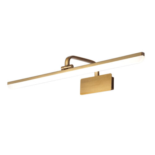 Modern Bathroom Vanity Lighting LED Wall Sconce Lamp in Antique Brass Finished 