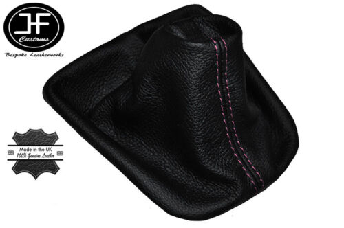 Rosa Stitch Cuero Gear Polaina cambio bota se adapta a Land Rover Freelander 04-06