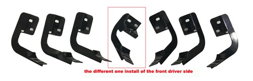 5/" Bent Side Step Nerf Bars Running Boards For 09-18 Dodge Ram 1500 Quad//EXT Cab