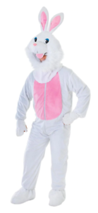 NEW Adult Male Themed Bunny Big Head Mascot Costume Animals 