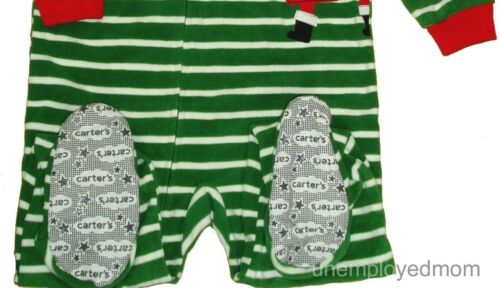 Details about  / Christmas Fleece Footie Pajamas Holiday Boys PJ One 1 pc Flame Resistant Footed