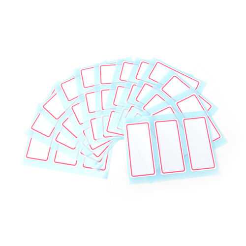 12sheets self adhesive label Blank note label Bar sticky writable name stickers!