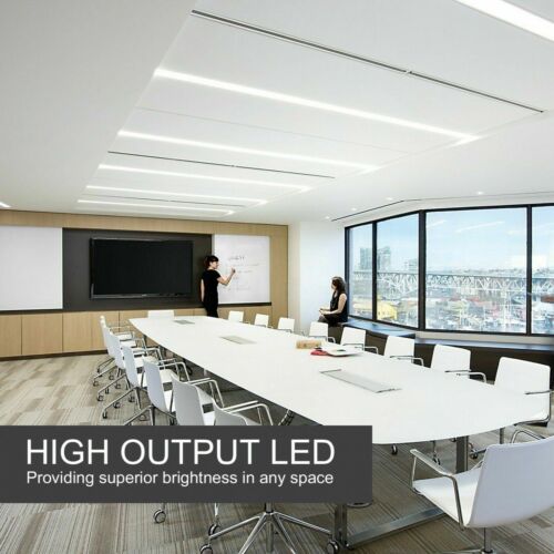 Details about  / 12PCS 120W 8FT LED Shop Light T8 Integrate LED Tube Light 4Row V Shape Bulbs
