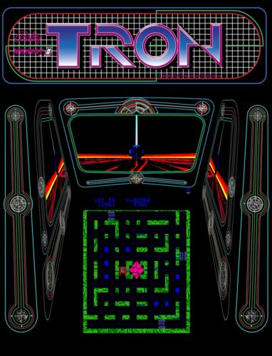 TIN SIGN "Tron" Video Games Signs  Rustic Wall Decor 