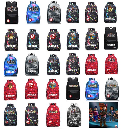 Roblox Backpack Kids School Bag Students Boys Bookbag Handbags Travelbag BookBag