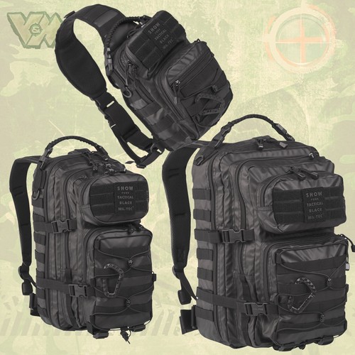 US ASSAULT PACK RUCKSACK TACTICAL ARMEE OUTDOOR TASCHE REISE SCHWARZ 50 30 10L