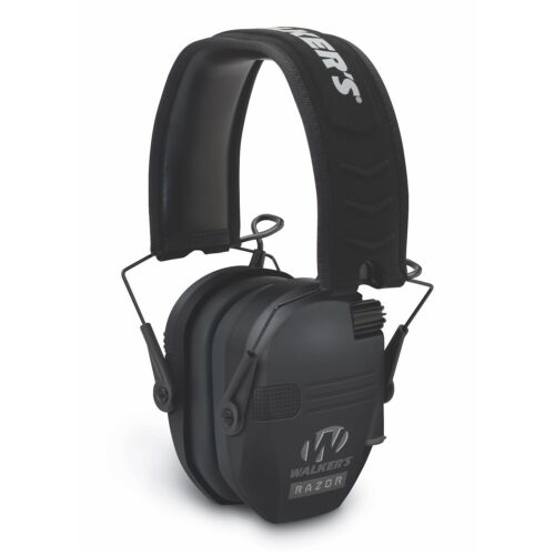 Walkers Game Ear ELECTRONIC Muff Black Razor Slim 23db - GWP-RSEM