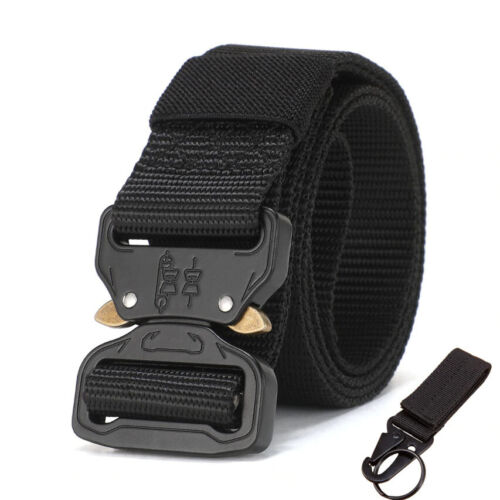 Casual Military Tactical Belt Mens Army Combat Waistband Rescue Rigger Belts MEN