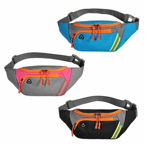 Running Sport Bum Bag Fanny Pack Waist Money Belt Zip Hiking Phone Pouch Wallet