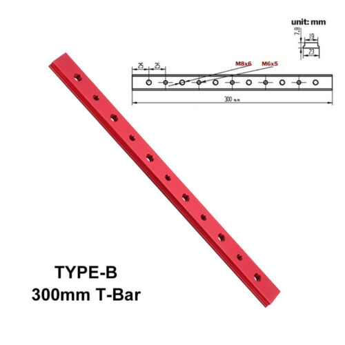 T-Track Miter Slot Slider Bar Table Saw Gauge Aluminium Alloy Woodworking Tools* 