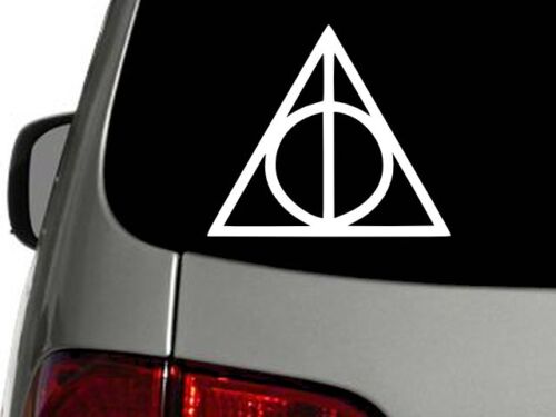 HARRY POTTER DEATHLY HALLOWS Vinyl Decal Car Wall  Sticker CHOOSE SIZE COLOR