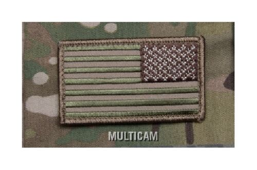 Mil Spec Monkey MSM American Flag REVERSED Patch-Multicam-SWAT-ACU-Full Color