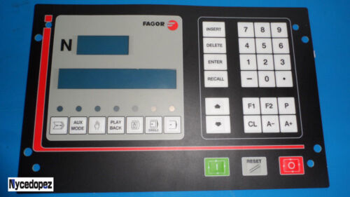 Membrana teclado numérico Fagor cnc101 102s for cnc sistema key Button 