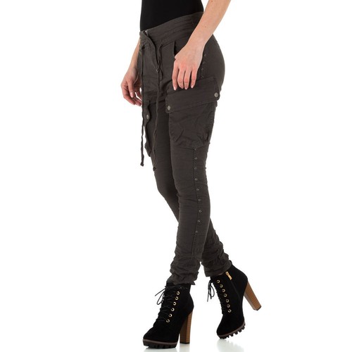CARGO SKINNY DAMEN JEANS 36 Grau 6165