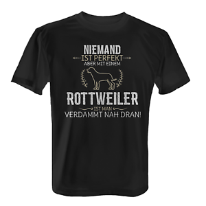 Rottweilers T-shirt Hommes Slogan Parfait Cadeau Chiens propriétaire Race drôle