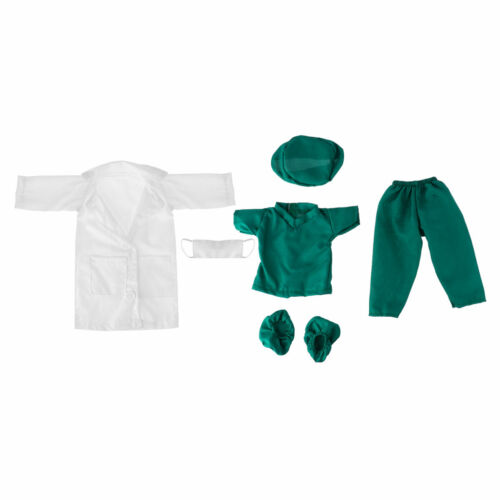7Pcs//Set Doll Doctor Nurse Clothes Outfit for 18 Inch Our Generation Dolls Dress