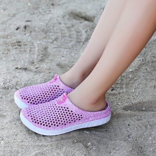 Summer Lady Men Beach Flat Slippers Sandals Couples Outdoor Breathable Shoes HOT