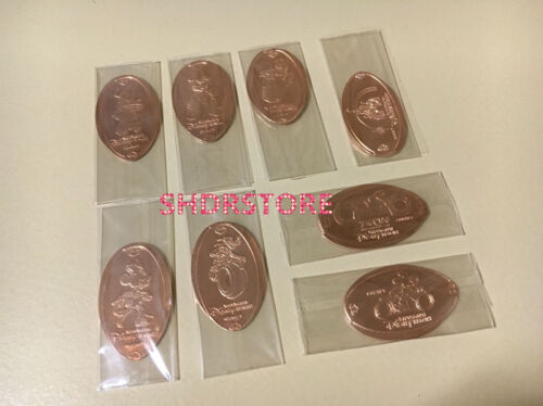 8pc Pressed pennies penny coin TRON SHANGHAI DISNEY PARK LAND RESORT