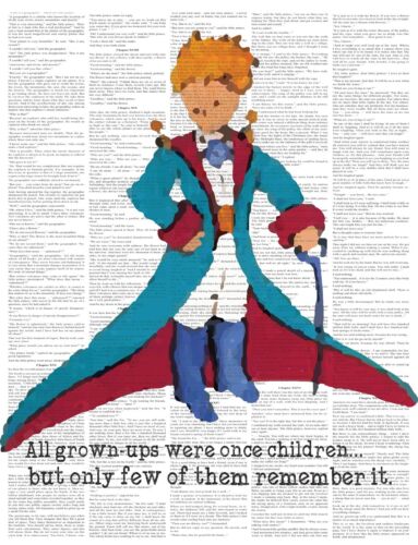 The little Prince Nursery Wall Art Print Le petit prince inspitarional quotes, 