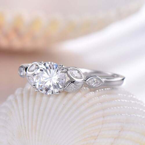 Details about  / CZ Engagement Ring Cubic Zirconia 925 Sterling Silver Promise Ring