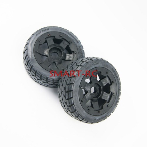 Front Road Wheel Tyre fit HPI Baja Buggy 5B SS Rovan King Motor Black