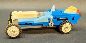 LEGO Creator 3-in-1 Blue Roadster Jeep & Race Car 100% Complete w/Manuals #6913