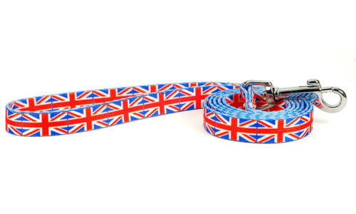 British UK United Kingdom Flag Union Jack Dog Pet Leash by PatriaPet 