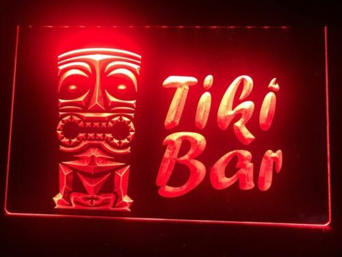Details about  / Tiki Bar Led Neon Light Sign Beer Pub Club Man Cave Decor Sport Gift Advertise
