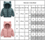 Children Kids Girls Boys Hooded Down Coat Winter Padded Jackets School Outwear