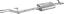 Rohr Auspuffanlage E29 Auspuff MERCEDES SPRINTER 216 316 416 CDI Kurz 2000-2005