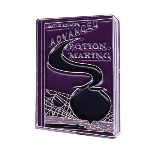 Advanced Potion-making Book Enamel Pin Brooch Magic Witchcraft Cauldron Badge Fa 