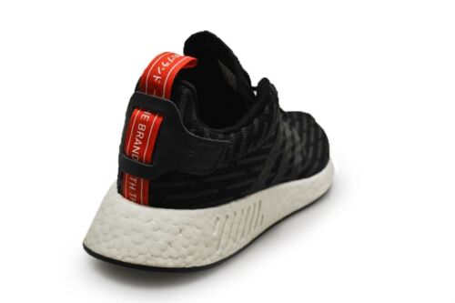 BY2499 Black Red White Trainers Mens NMD/_R2