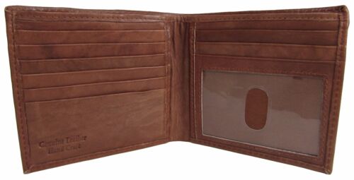 New Paul /& Taylor Leather Small Hipster Bifold Wallet
