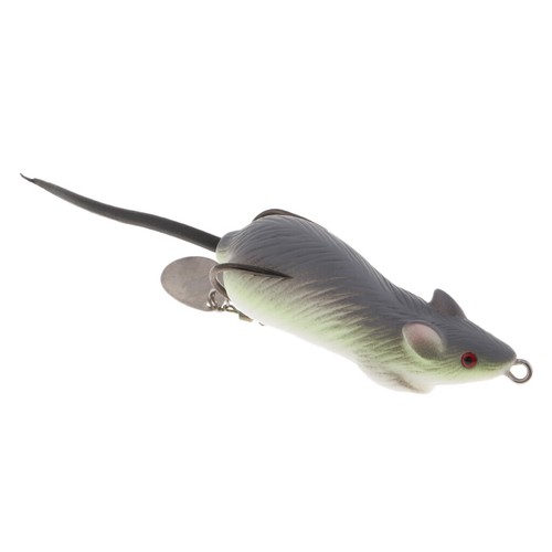 Topwater Frog Rat Fischköder 12 cm Bass Süßwasser Salzwasser Weiche Mäuse