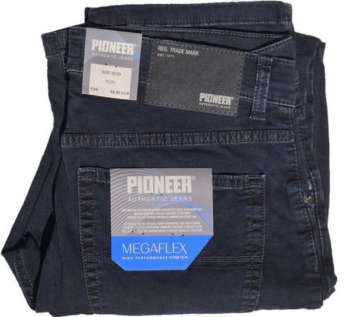 PIONEER® Herren Jeans Hose Ron wie Rando Schw.blauMEGAFLEX W32 34 36 38 40 65827
