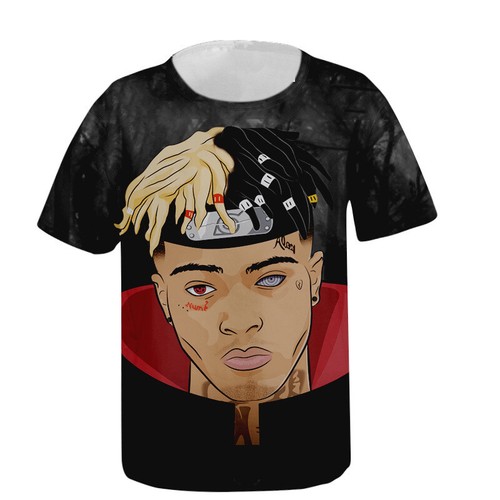 Rapper XxxTentacion 3D T-Shirt Men Fashion Hip Hop Revenge Vibes Kill Prayer