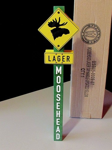 NEW Moosehead Crossing Lager Proudly Independent Beer Tap Handle Moose Head lot