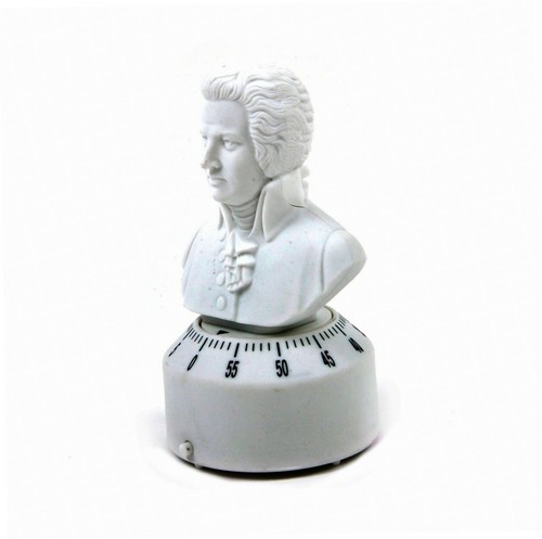 Kikkerland Küchentimer Kunststoff Weiß 6.4 x 6.1 x 13.5 cm