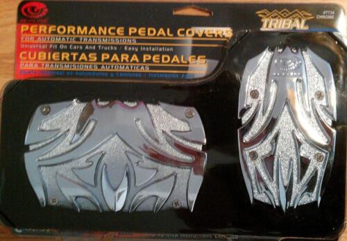 Brand new  Pedal kit Chrome "TRIBAL FLAME" for Auto Trans ....FREE SHIPPING!! 