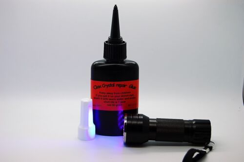 50 Gramm UV-Harz Kleber für Reparatur von Kristall 21 LED UV Fackel Glas 