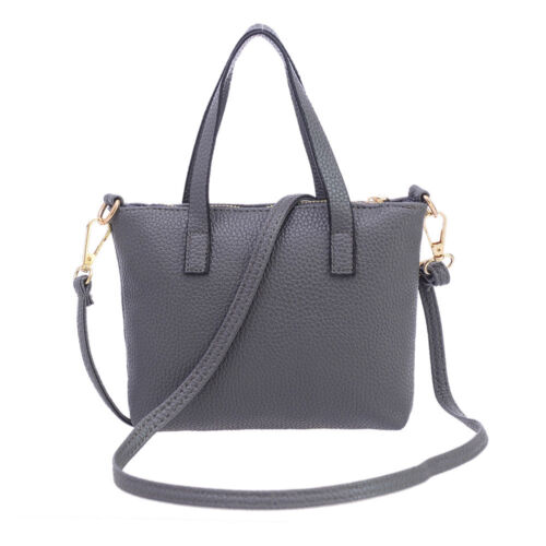 Women Fashion Handbag Faux Leather Shoulder Bag Satchel Messenger Purse Tote US 